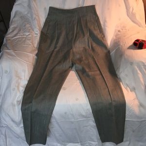 Retro Grey Dress Slacks Size 6 Petite NWOT